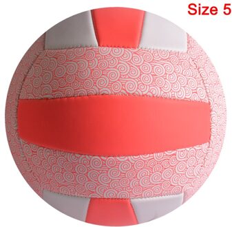 Volleybal Bal Officiële Maat 5 Ballen Machine Gestikt Mannen Vrouwen Game Match Training Voleyball Voleibol roze wit size 5