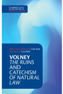 Volney: Law' - Cambridge Texts In The History Of Political - Volney, Constantin