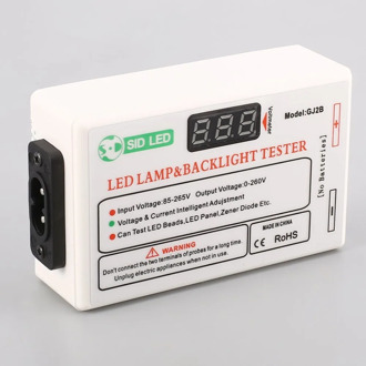 Voltage LED LCD Screen Backlight Zener Diode Tester Meter Lamp Strip Bead Light Board Test Tool Output 0~260V US Plug GJ2B