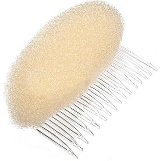 Volume Maker Bouffant Bijenkorf Shaper Bumpits Bump Schuim op Kam Haar Styler Nuttig Beige