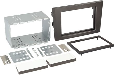 Volvo 2-DIN Paneel Volvo XC90 2002-2014 - Kleur: Zwart 38135207