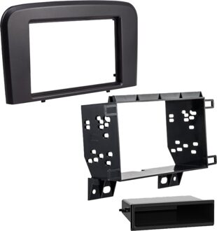 Volvo 2-DIN-radiopaneel met opbergvak Volvo S80 (TS) 08/1998-06/2004 (METRA) 381352111