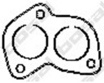 Volvo Afdichtring uitlaatpijp