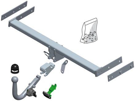 Volvo Afneembare trekhaak 612900