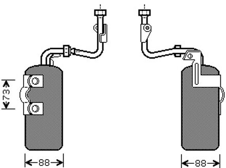 Volvo Airco Droger 1.6 / 2.0 Td 5900D126