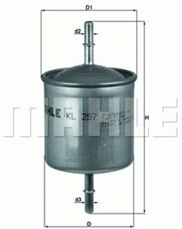 Volvo Brandstoffilter KL257