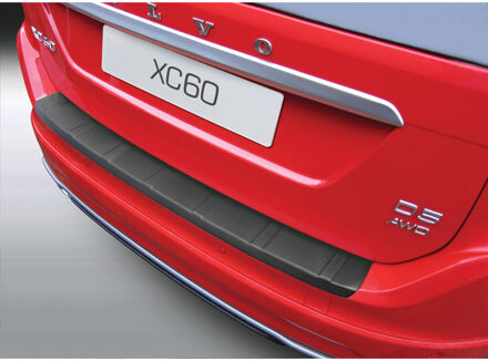 Volvo Bumper beschermer passend voor Volvo XC60 6/2013- Zwart 'Ribbed' GRRBP806