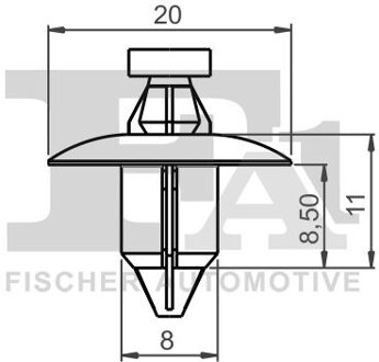 Volvo Clip, sier- /beschermingslijst 553000125