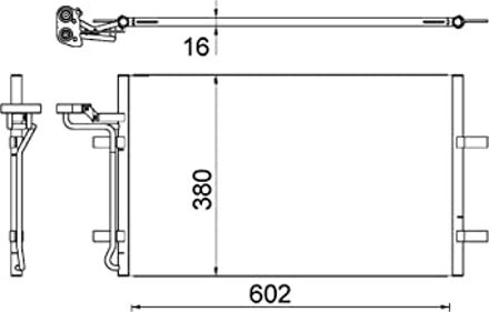 Volvo Condensor, airconditioning AC725000S