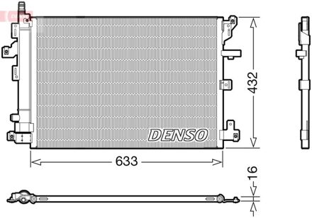 Volvo Condensor, airconditioning DCN33012