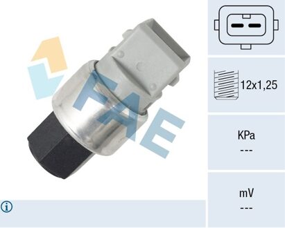 Volvo Drukschakelaar, airconditioning 15828