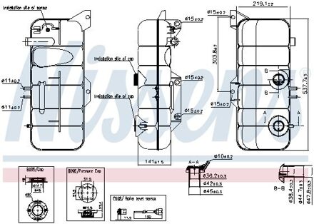Volvo Expansietank, koelvloeistof 996083