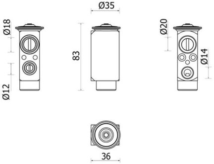 Volvo Expansieventiel, airconditioning AVE148000P
