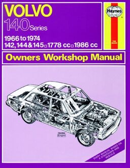 Volvo Haynes Werkplaatshandboek Volvo 142, 144 & 145 (1966-1974) classic reprint 0129