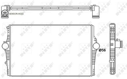 Volvo Intercooler, inlaatluchtkoeler 30249