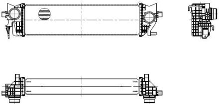 Volvo Intercooler, inlaatluchtkoeler 309112