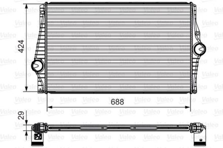 Volvo Intercooler, inlaatluchtkoeler 818280