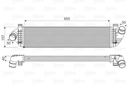 Volvo Intercooler, inlaatluchtkoeler 818571