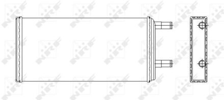 Volvo Kachelradiateur, interieurverwarming 53547
