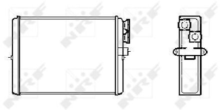 Volvo Kachelradiateur, interieurverwarming 53559