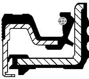 Volvo Keerring, wielnaaf 01015141B