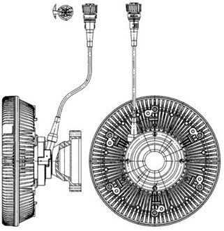 Volvo Koppeling, radiateurventilator CFC226000P