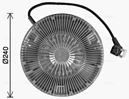 Volvo Koppeling, radiateurventilator VLC165