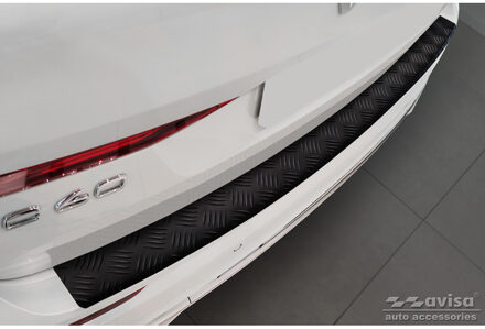 Volvo Matzwart Aluminium Bumper beschermer passend voor Volvo XC60 II 2017-2021 & FL 2021- incl. R-Des AV240228