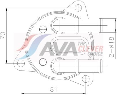 Volvo Oliekoeler, automatische transmissie VO3311