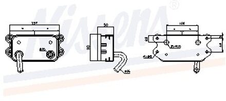 Volvo Oliekoeler, motorolie 90580