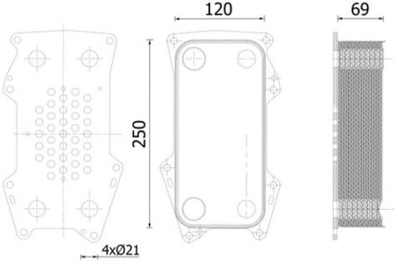 Volvo Oliekoeler, motorolie CLC316000S
