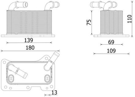Volvo Oliekoeler, motorolie CLC323000P