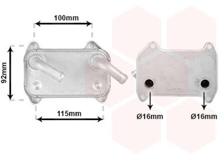 Volvo Oliekoeler S40/v40 Nt-dies 98-04 59003155