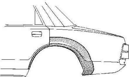 Volvo Plaatwerkdeel 100/200 79- Wlschrmr Ach 5905148