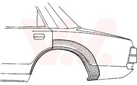 Volvo PLAATWERKDEEL WIELRAND 4-deurs L
