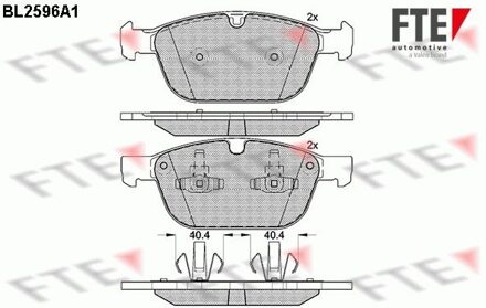 Volvo Remblokken set BL2596A1