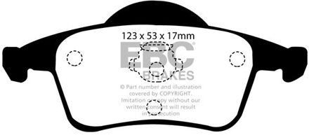 Volvo Remblokkenset EBC Ultimax2 DP1231 DP1231