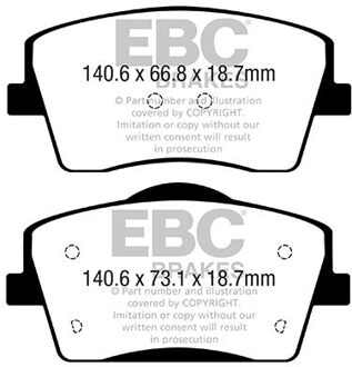 Volvo Remblokkenset Greenstuff DP22365