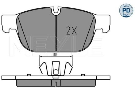 Volvo Remblokkenset, schijfrem 0252231719PD