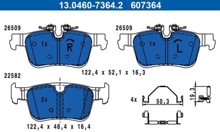 Volvo Remblokkenset, schijfrem 13046073642