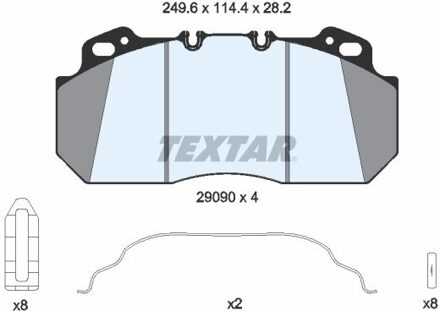 Volvo Remblokkenset, schijfrem 2909009
