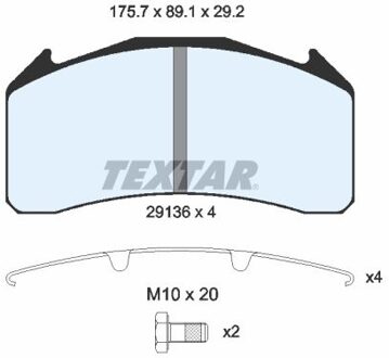 Volvo Remblokkenset, schijfrem 2913606