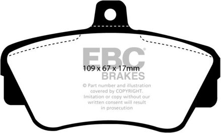 Volvo Remblokkenset, schijfrem DP838