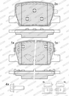 Volvo Remblokkenset, schijfrem FDB5635