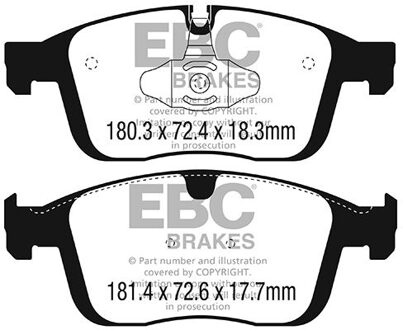 Volvo Remblokkenset Yellowstuff DP42296R