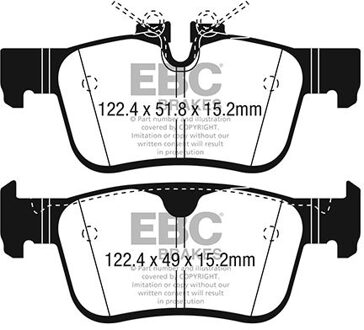 Volvo Remblokkenset Yellowstuff DP42306R
