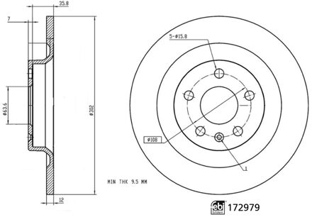 Volvo Remschijf 172979