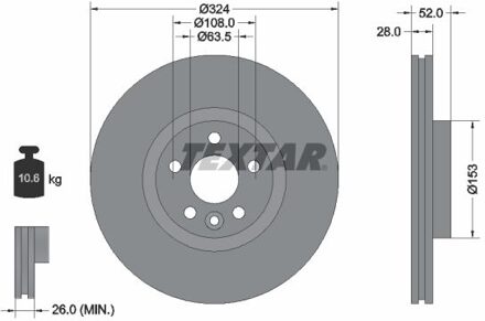 Volvo Remschijf 92293205