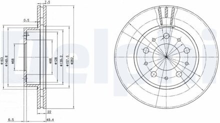 Volvo Remschijf BG2425
