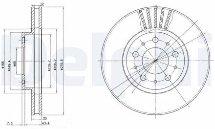 Volvo Remschijf BG2841
